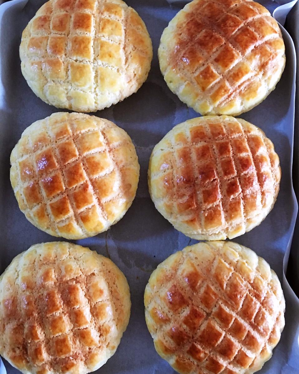 《Tinrry+》菠萝包（手揉教程）（帅帅小厨）