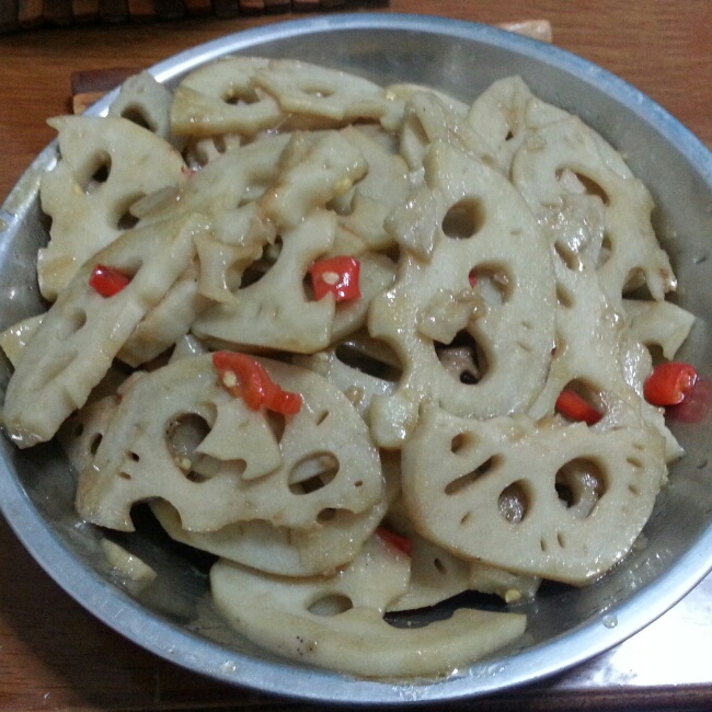 素炒藕片