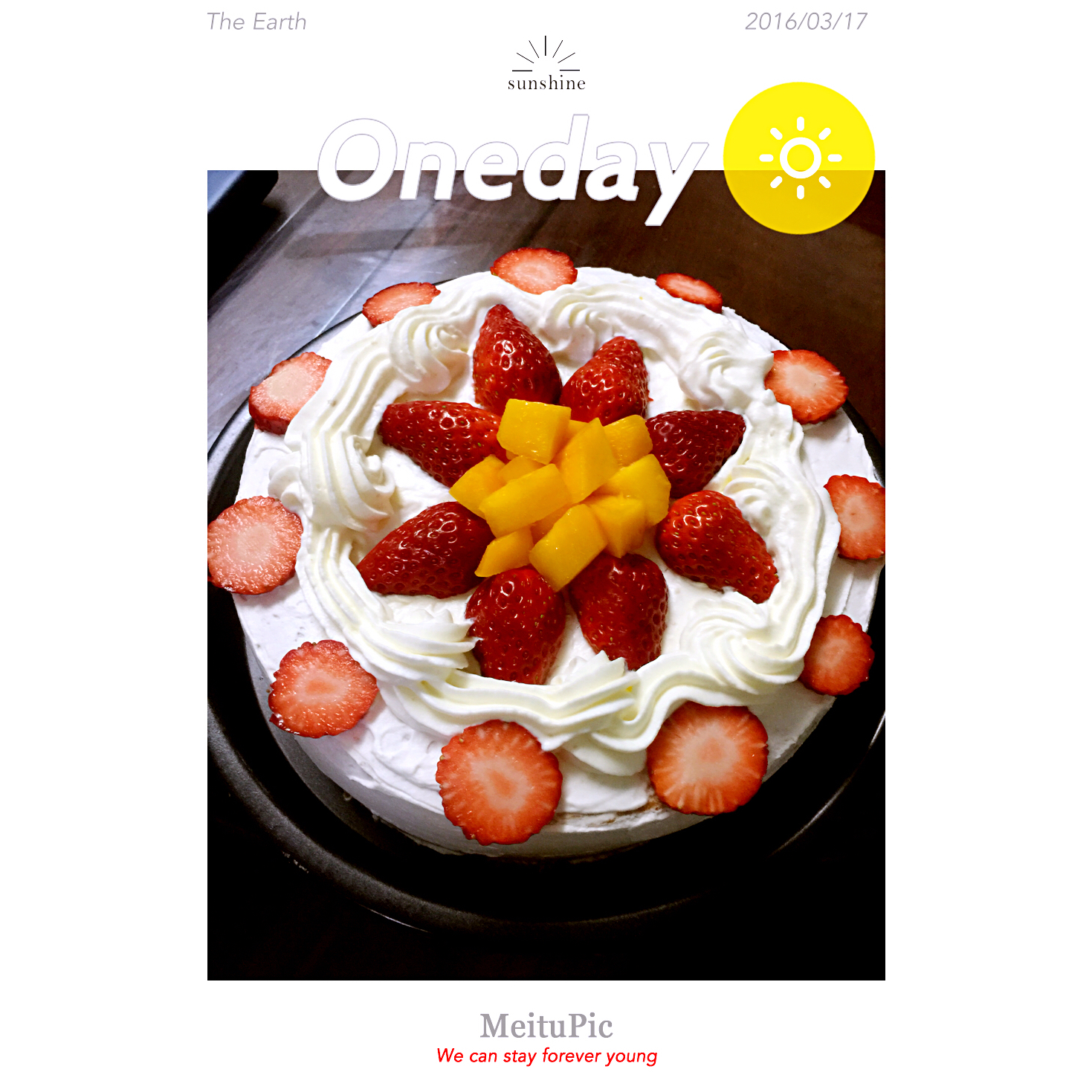 芒芒哒 水果鲜奶蛋糕