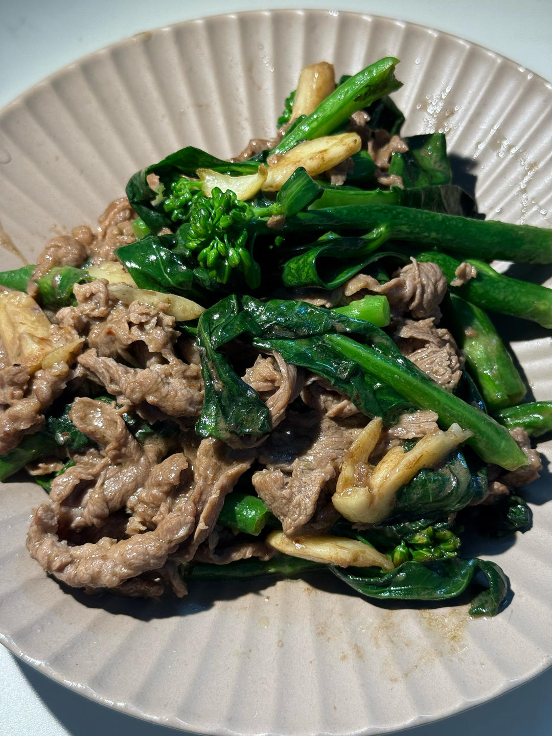 潮汕妈妈们拿手家常菜之芥蓝炒牛肉