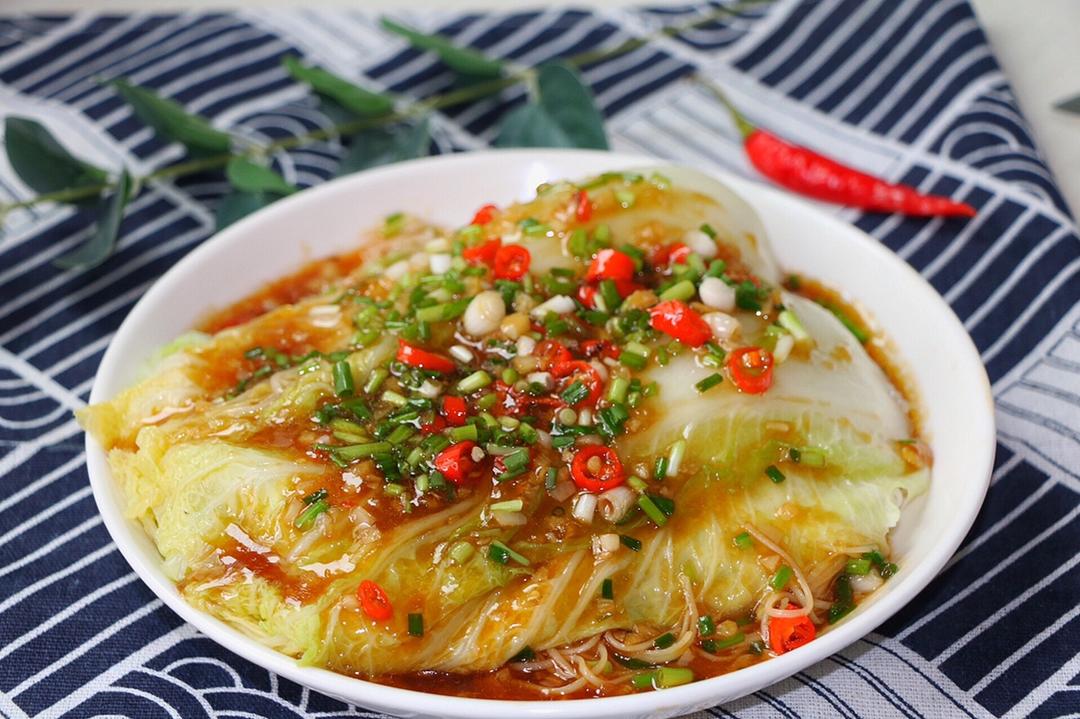 巨好吃的蒜蓉粉丝娃娃菜的做法