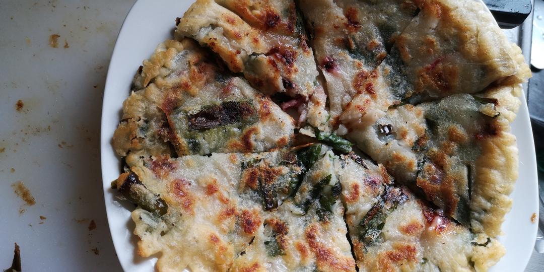 韩国海鲜煎饼pajeon