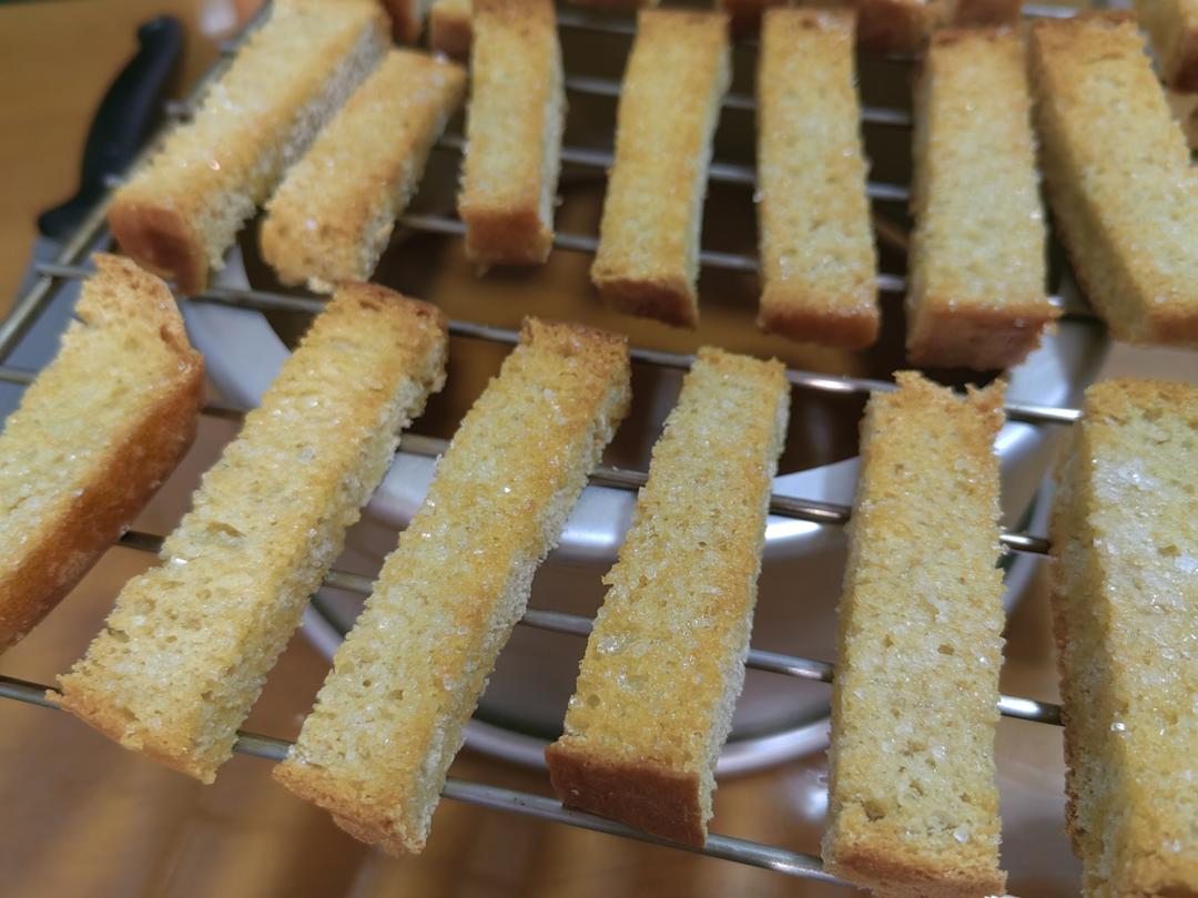 黄金烤吐司🍞条｜太香了