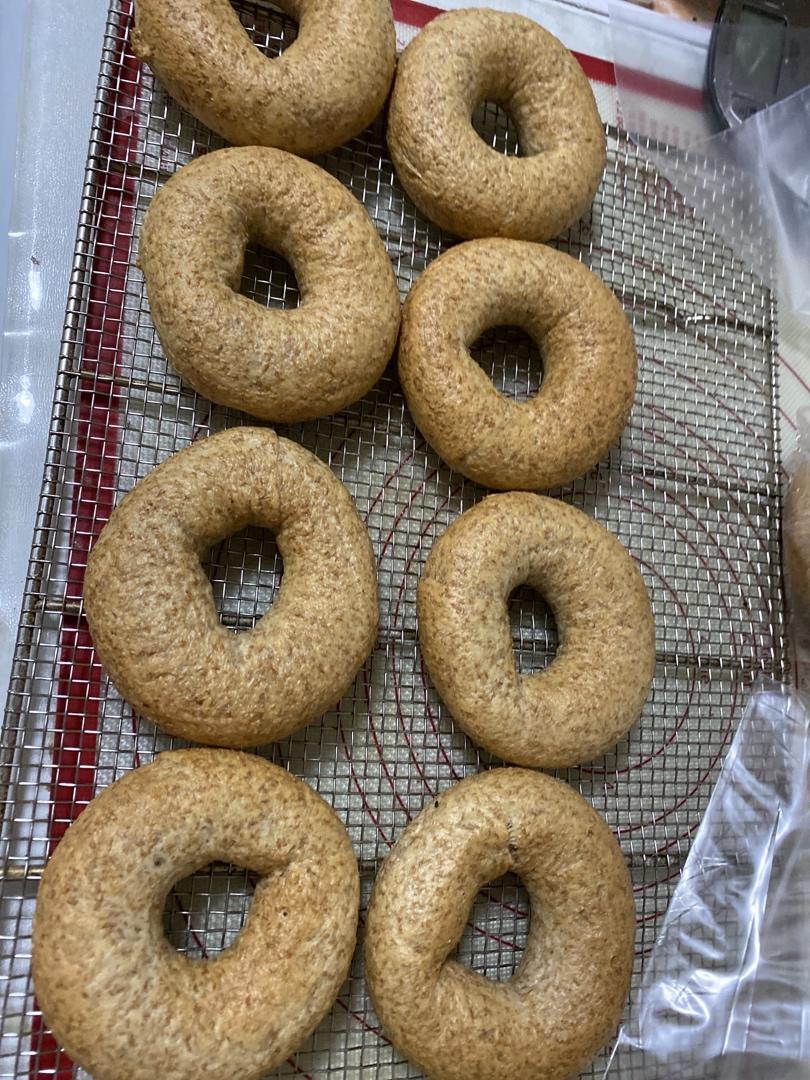 全麦贝果波兰种 50%全麦 更适合粗麸的配方