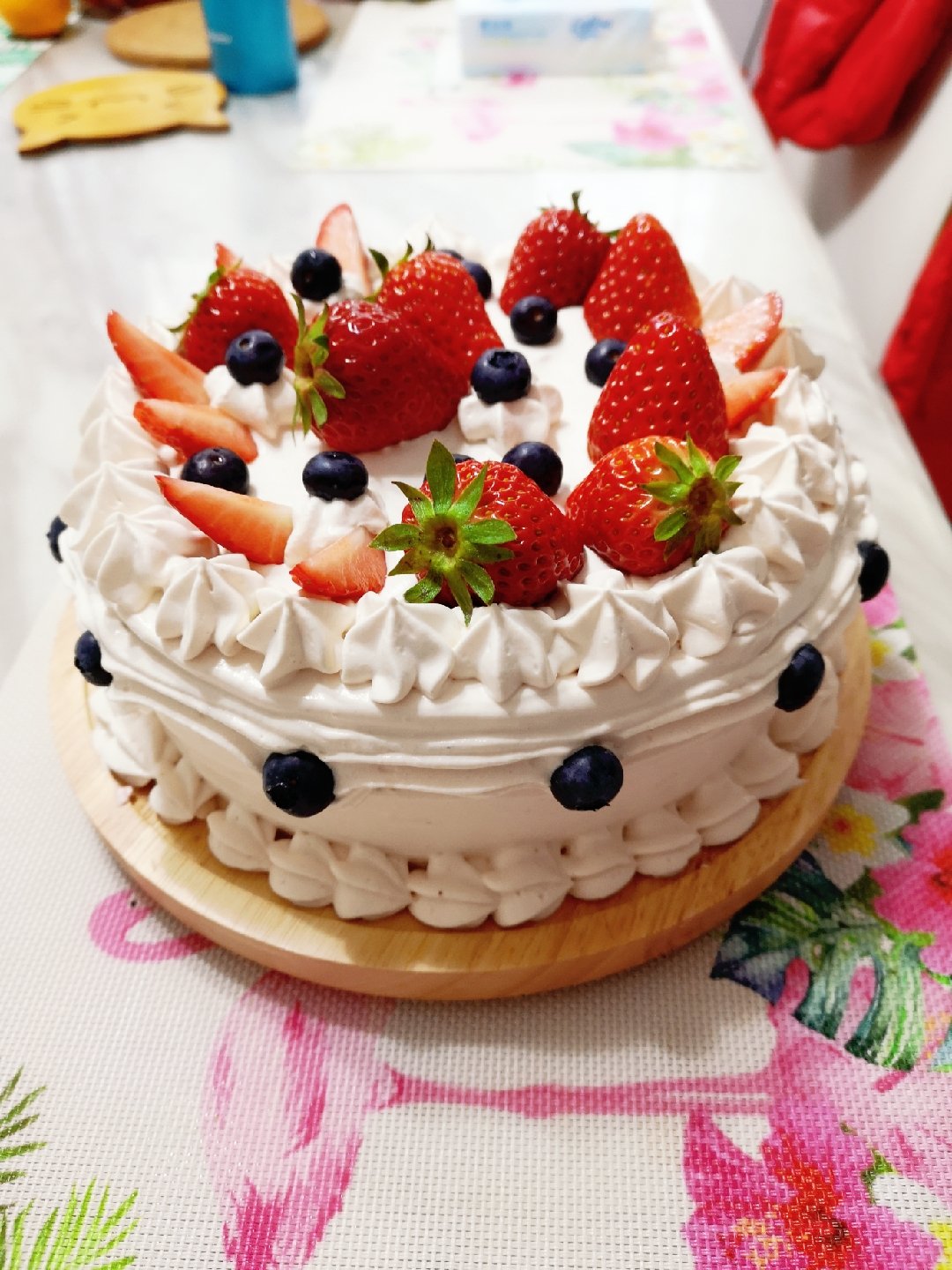草莓蛋糕（自制草莓酱）