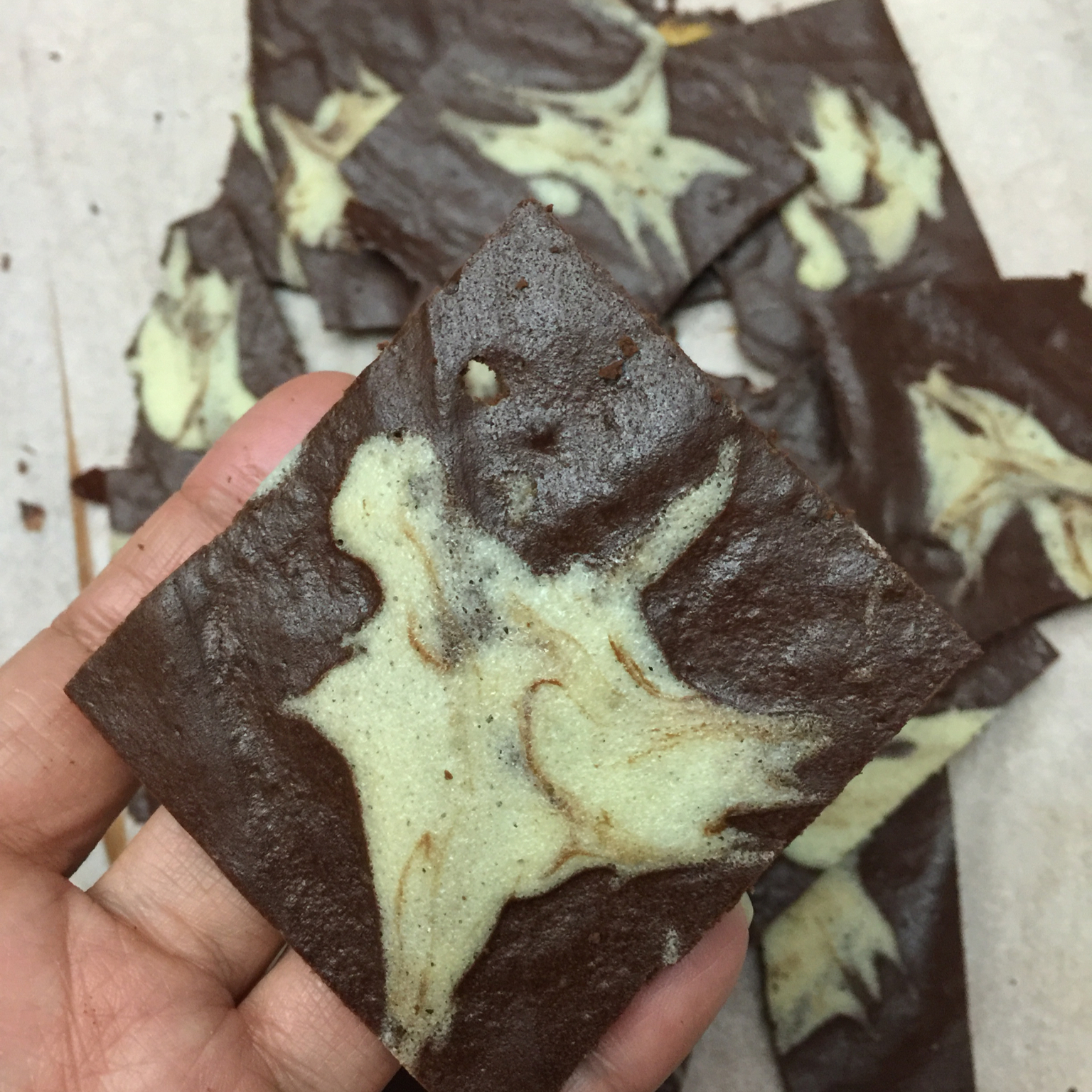 大理石可可瓦片