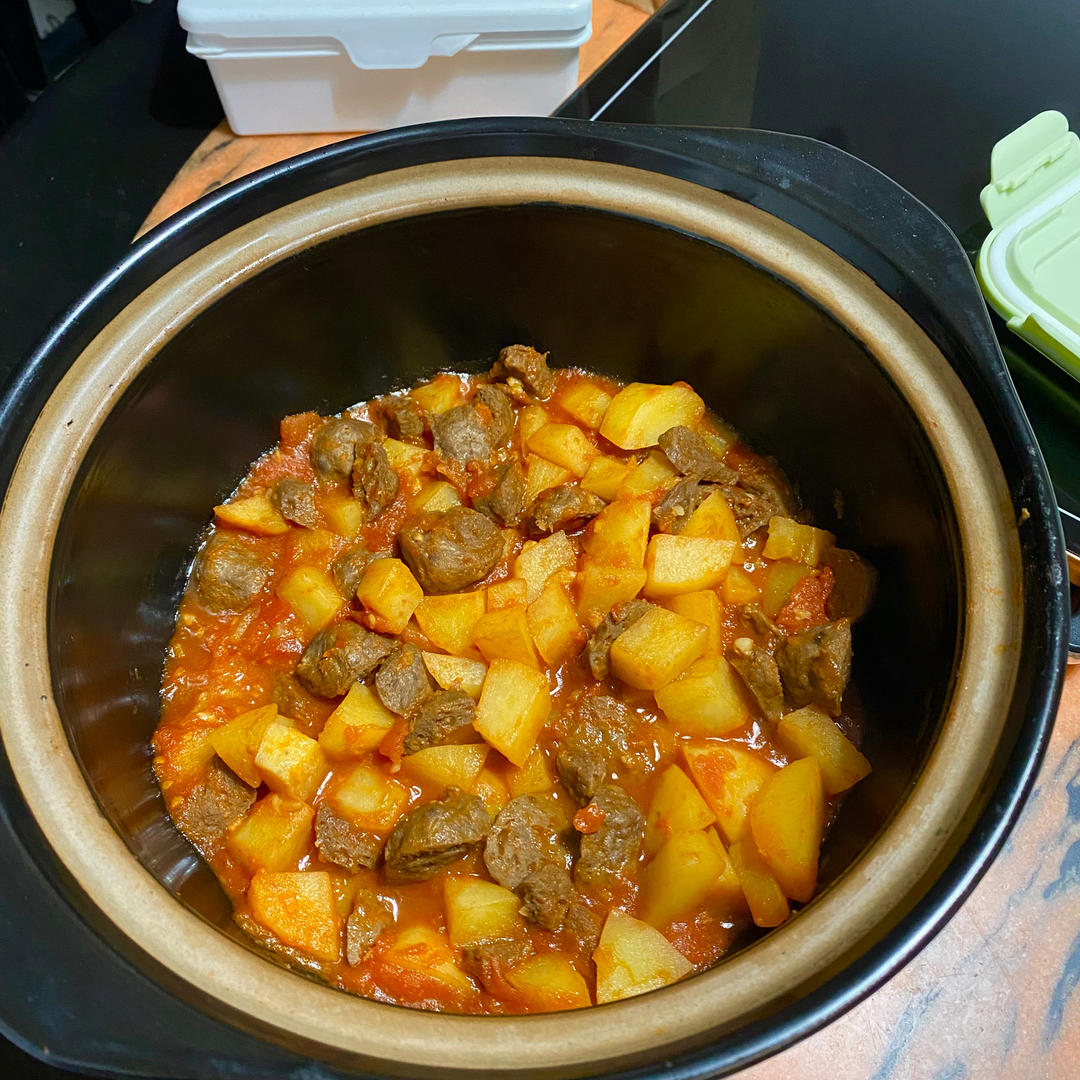 简单美味番茄肥牛土豆拌饭❗️连吃几天也不怕