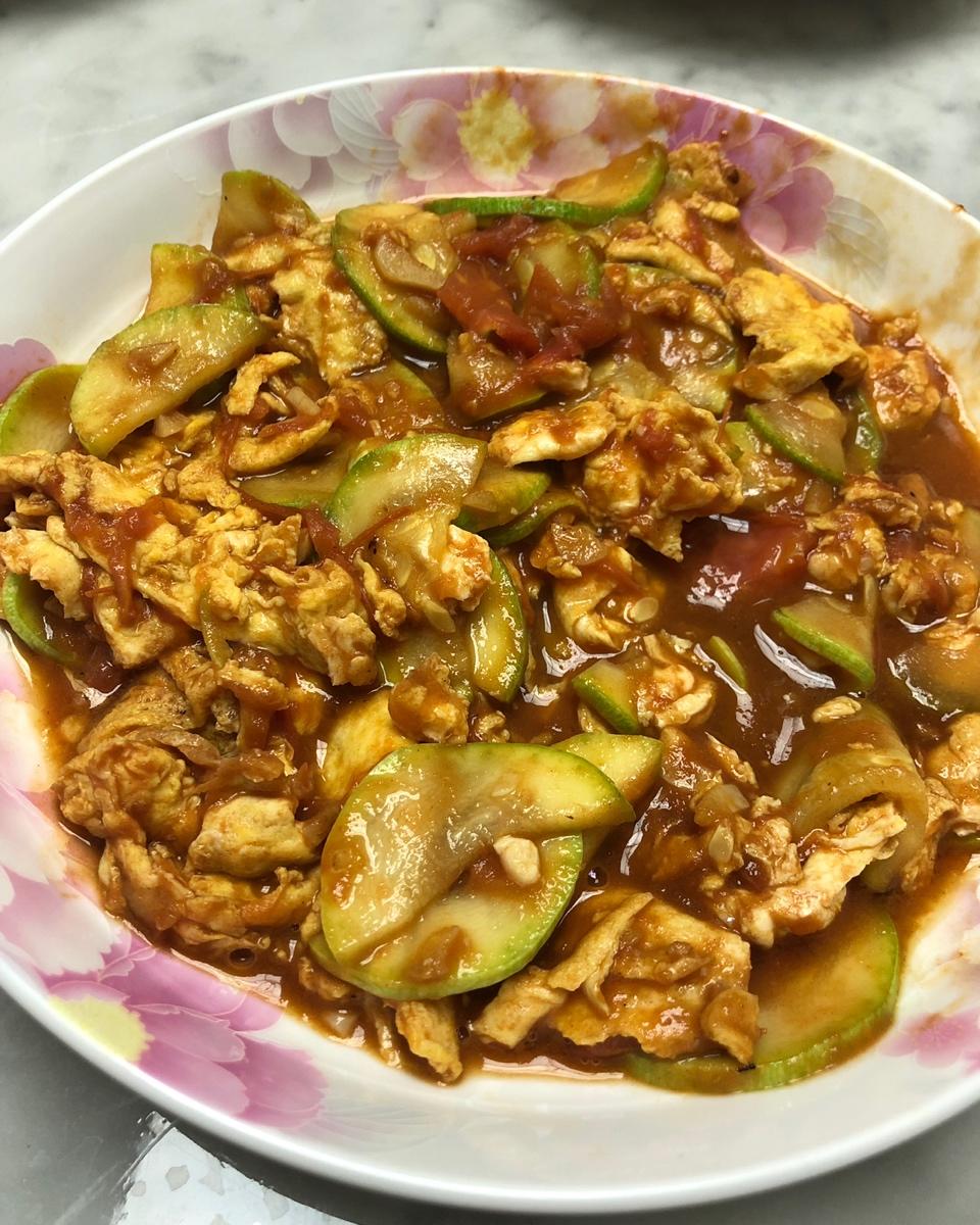 番茄西葫炒蛋