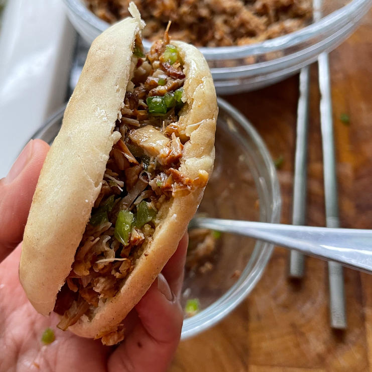 肉夹馍(白吉馍的制作)