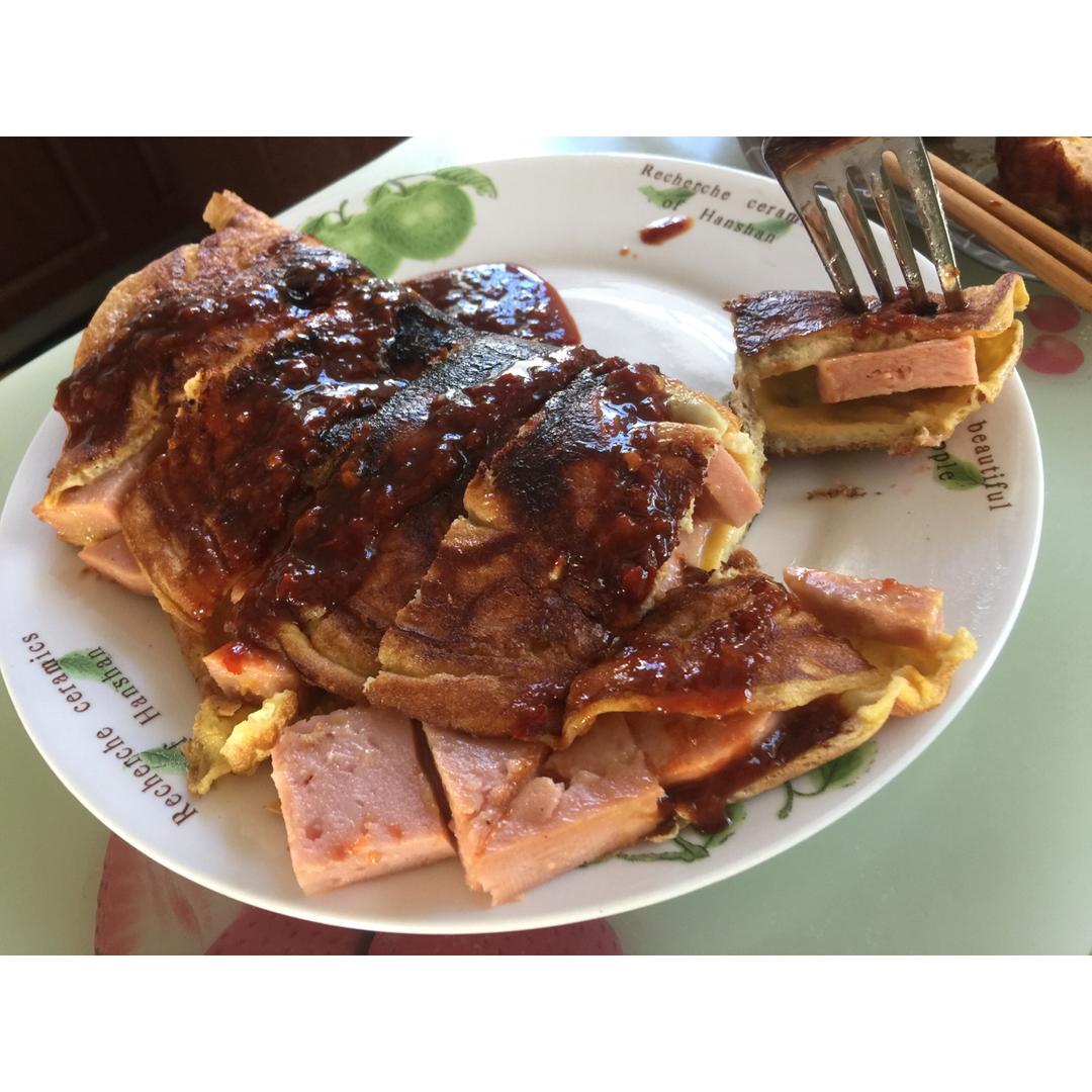 布兰斯早餐系列之半熟火腿蛋