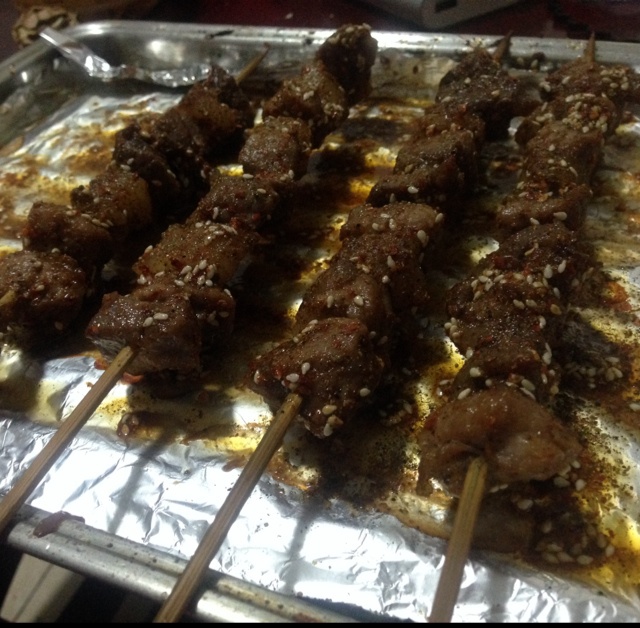 烤羊肉串