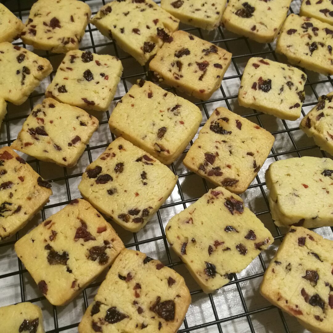 低糖少油版蔓越莓饼干