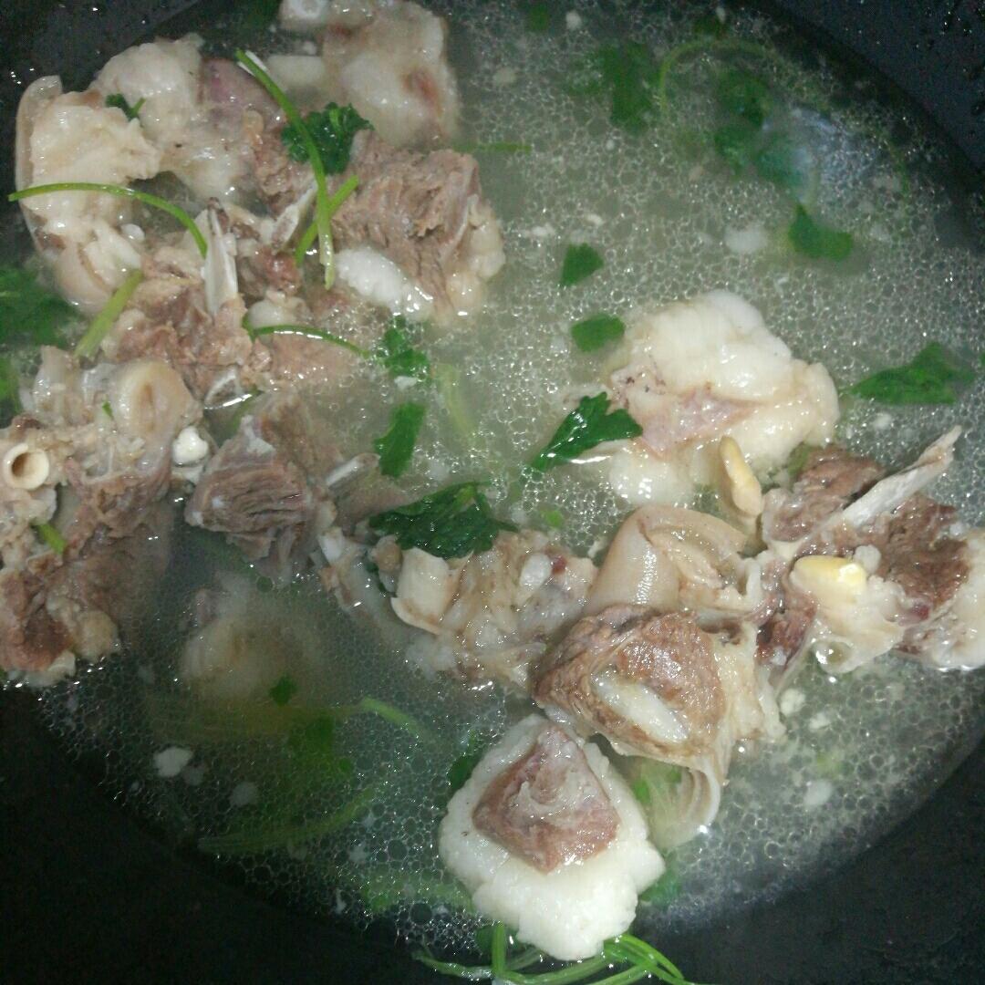羊肉炖白萝卜