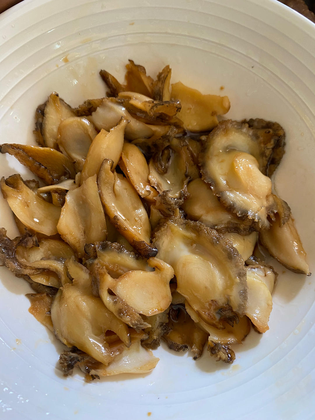 葱油鲍鱼片