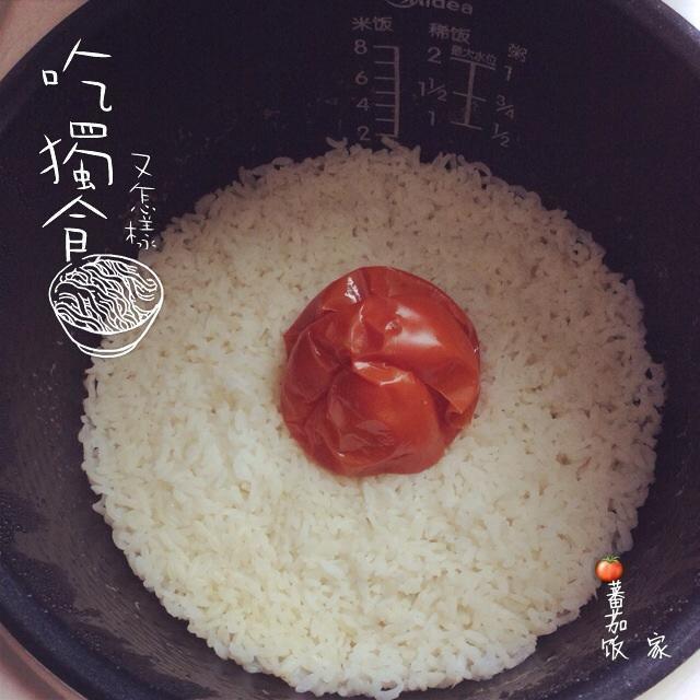 番茄饭（电饭煲懒人菜）的做法