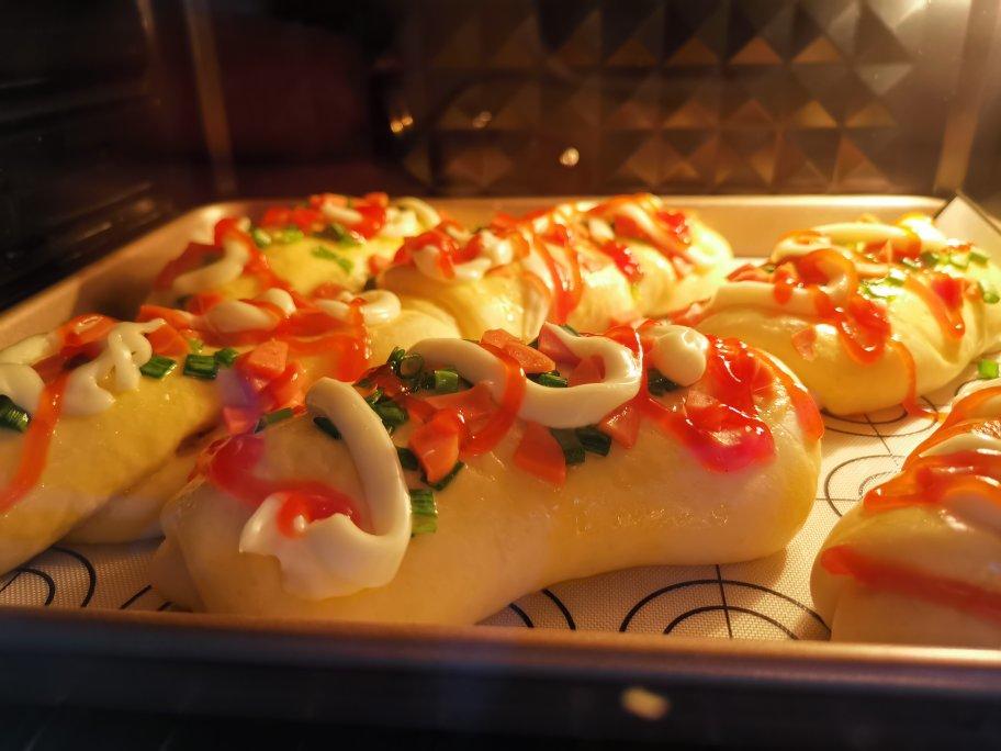 香葱火腿肉松面包