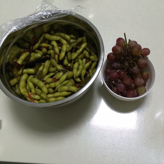 盐水煮毛豆