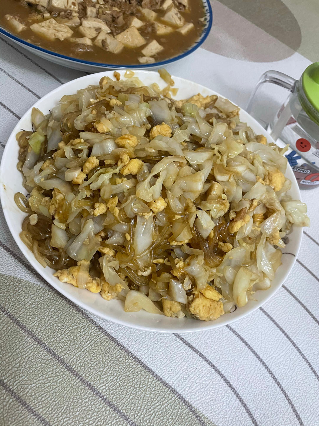 粉丝炒包菜