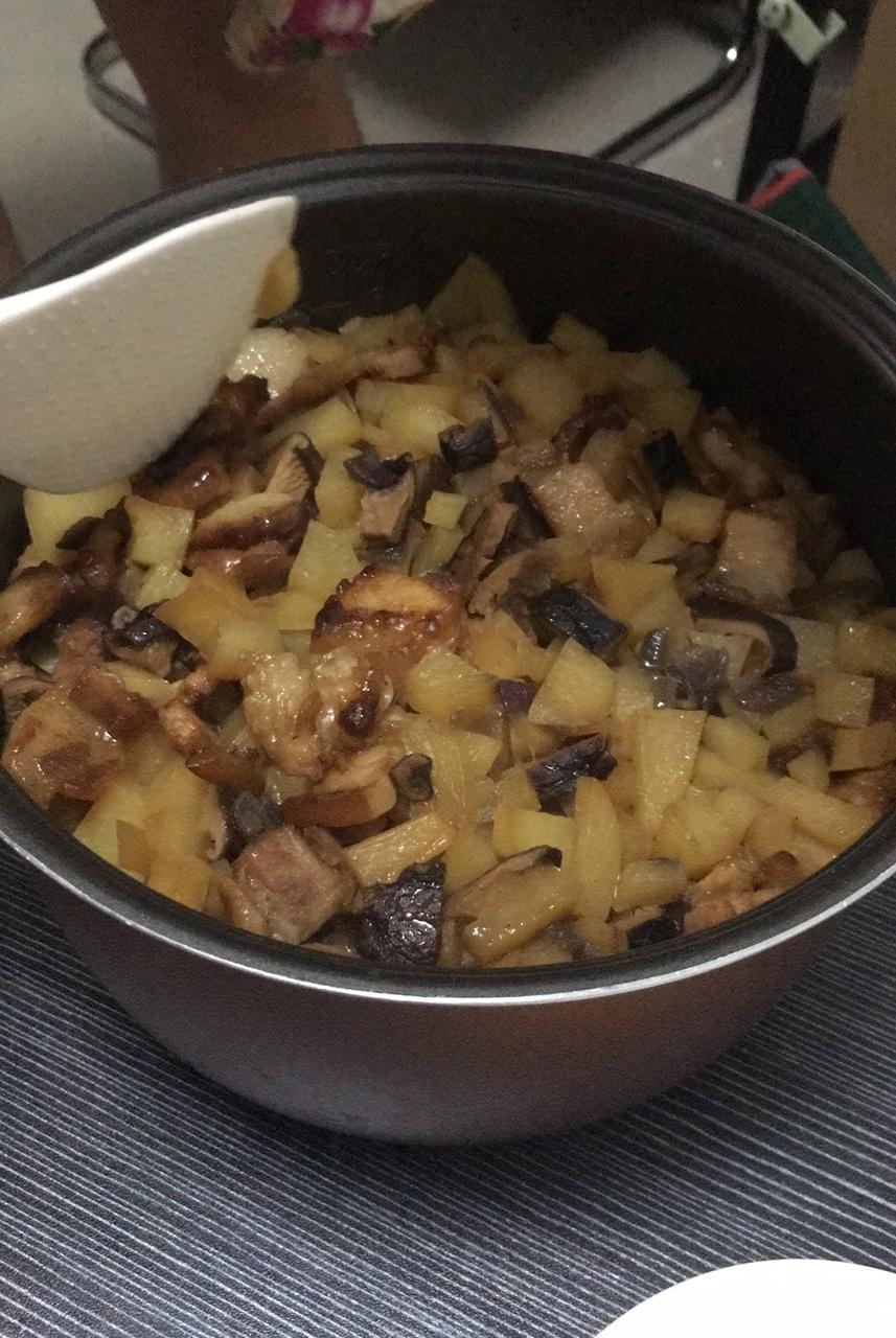五花肉土豆焖饭