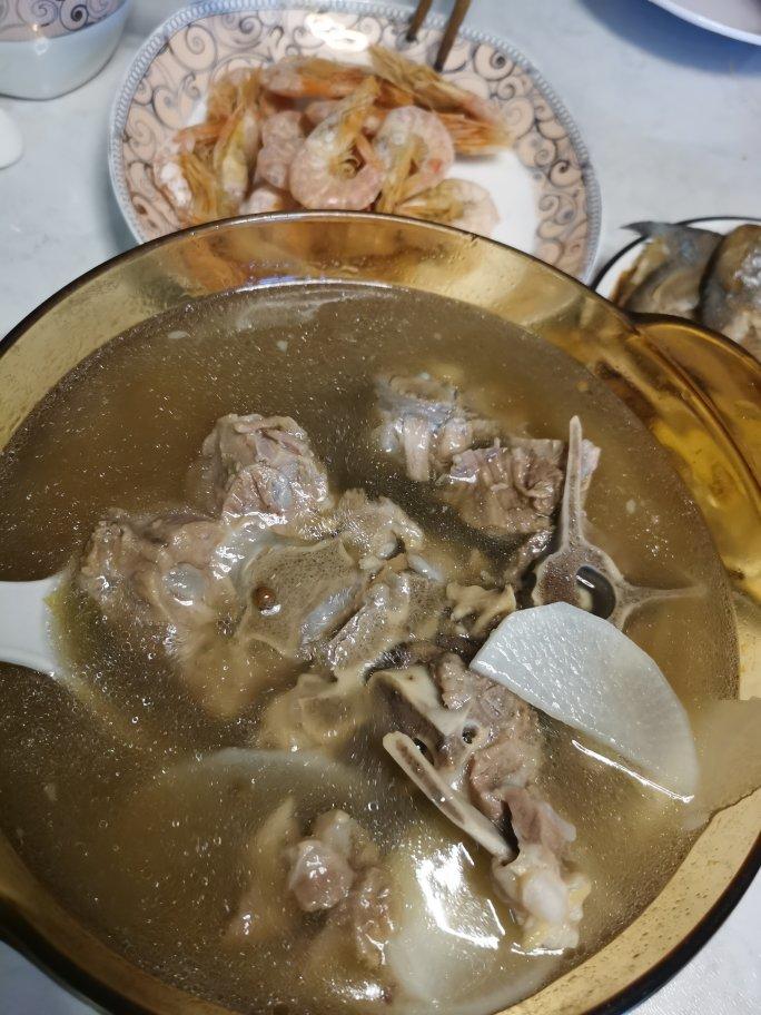 原汁原味的香浓高压锅清汤羊蝎子（清真做法）