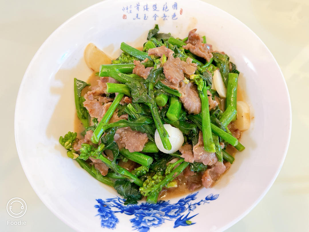 超级下饭的芥兰炒牛肉