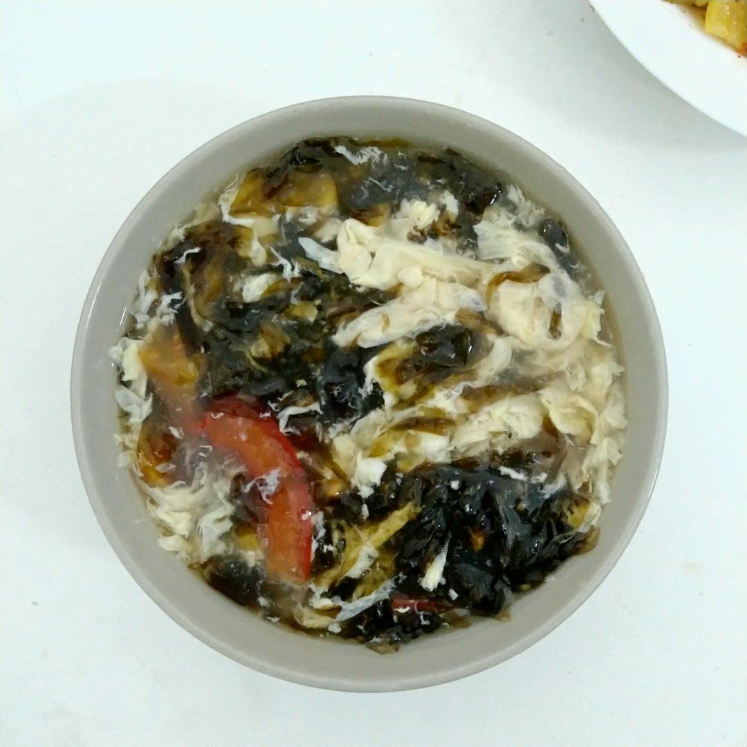 番茄蛋花紫菜汤