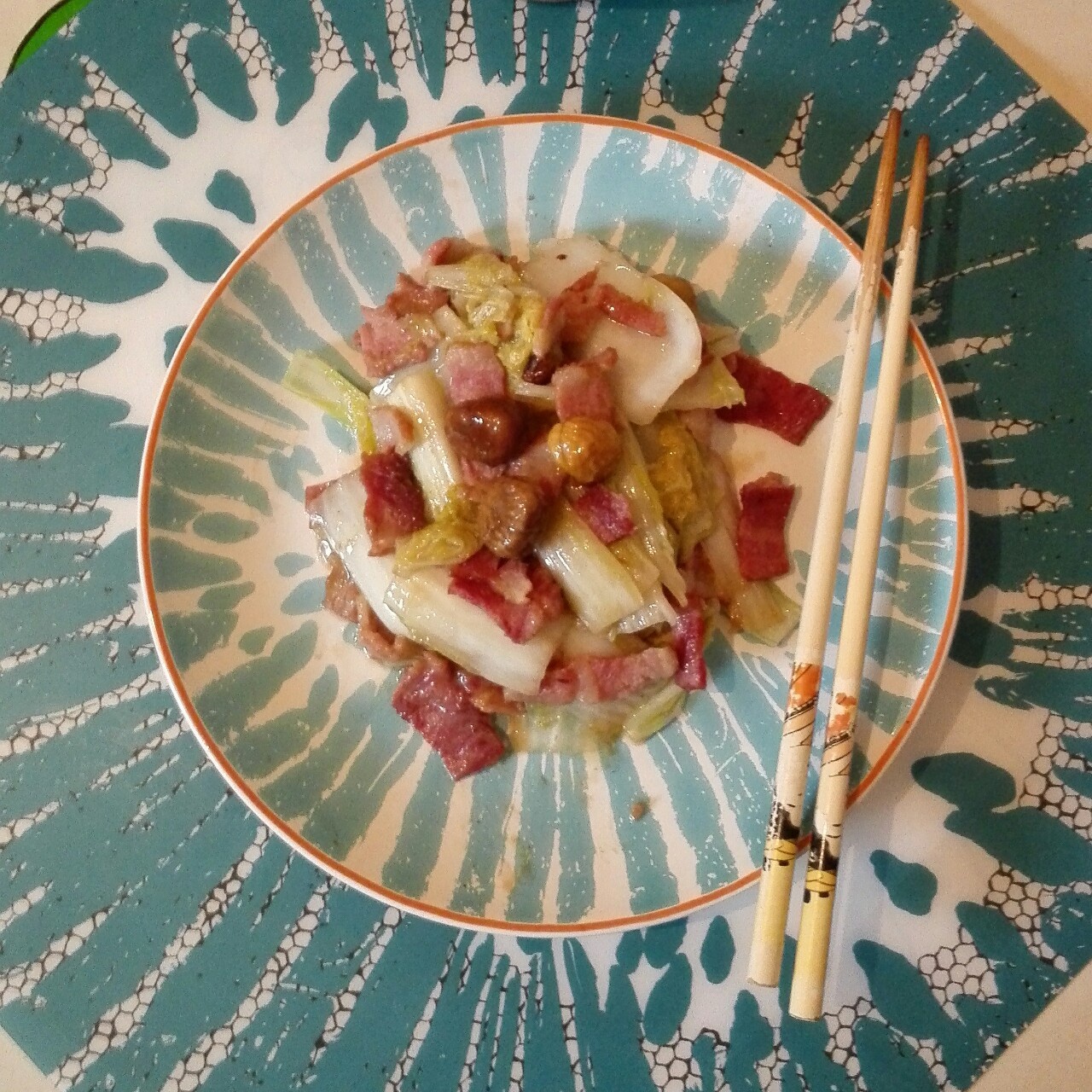 培根娃娃菜
