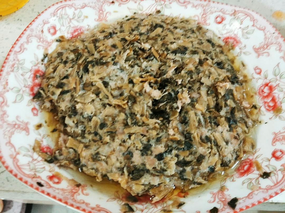 梅菜蒸肉饼