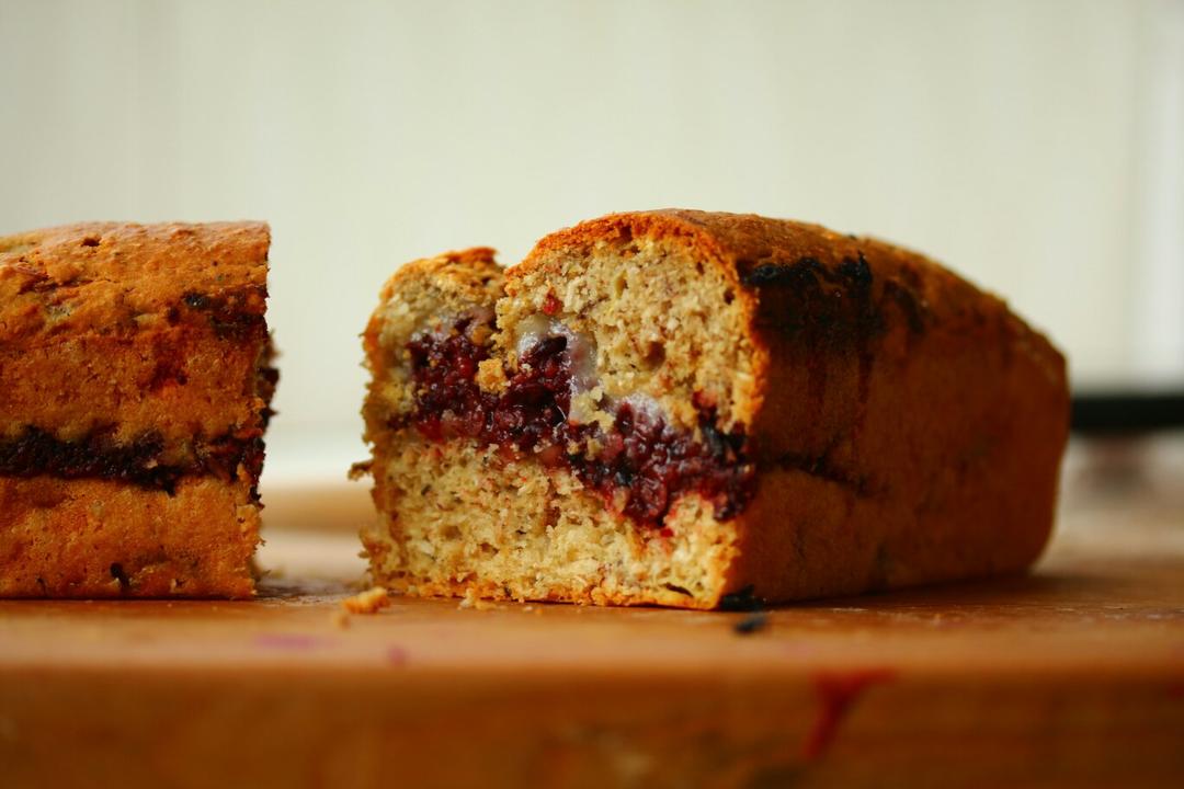 紫米椰香全麦快手面包丨健康·烘焙