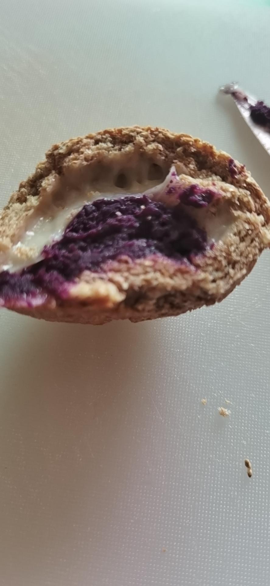 减肥吃的全麦紫薯欧包