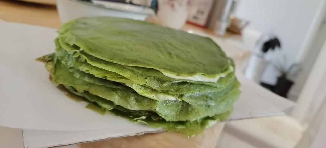 抹茶千层～最棒的配比