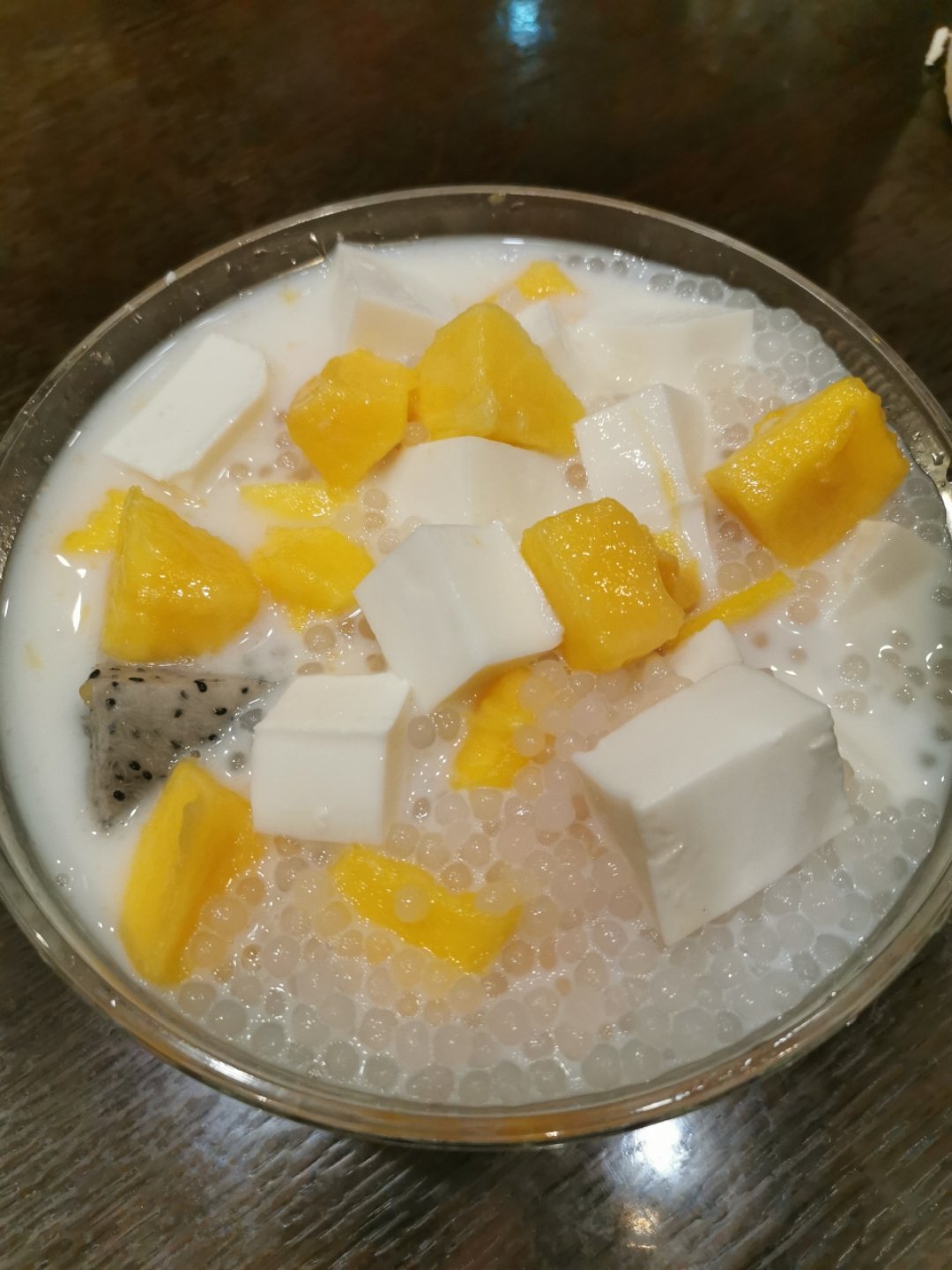椰子冻奶水果捞