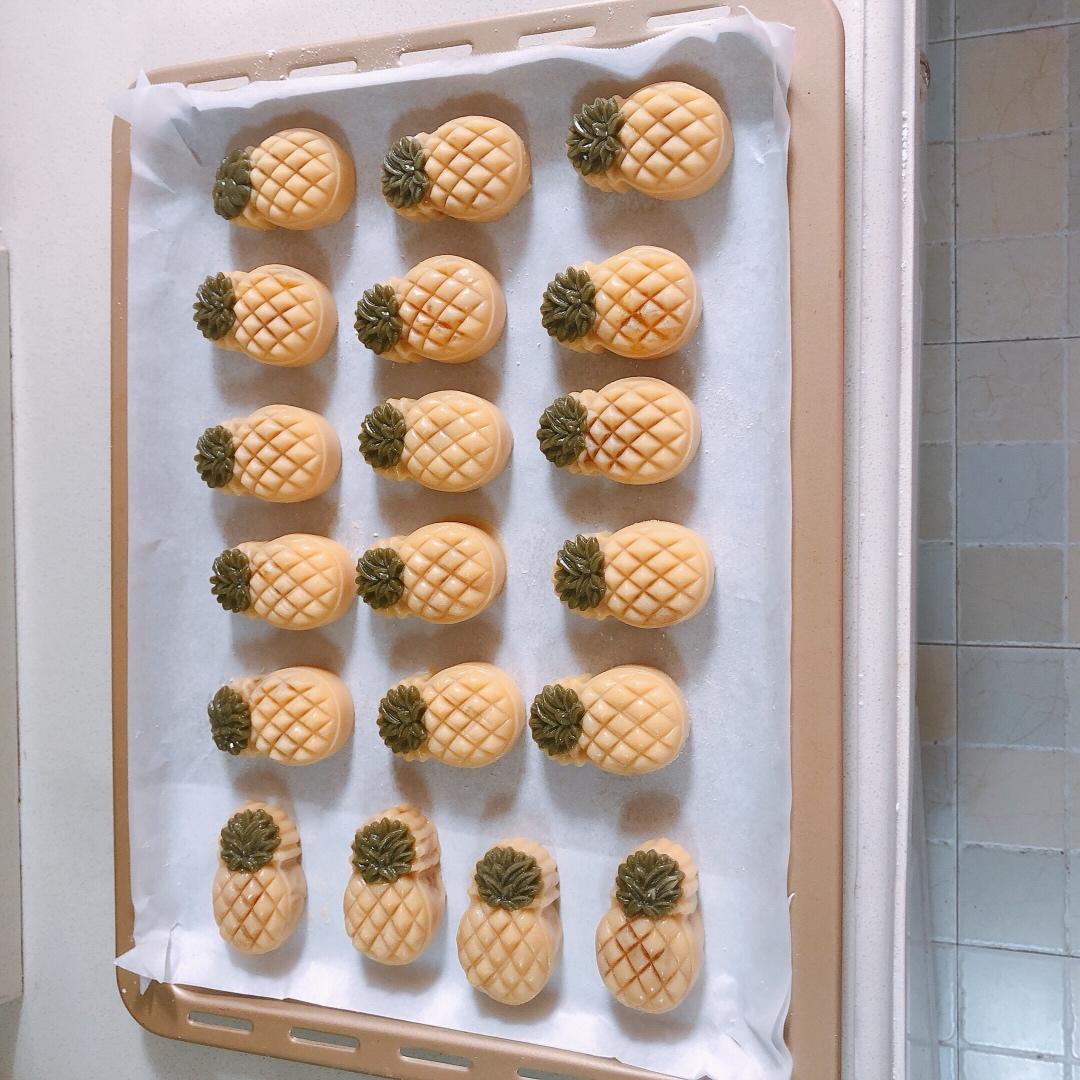 广式月饼通用饼皮（内附凤梨小菠萝🍍月饼的详细做法）