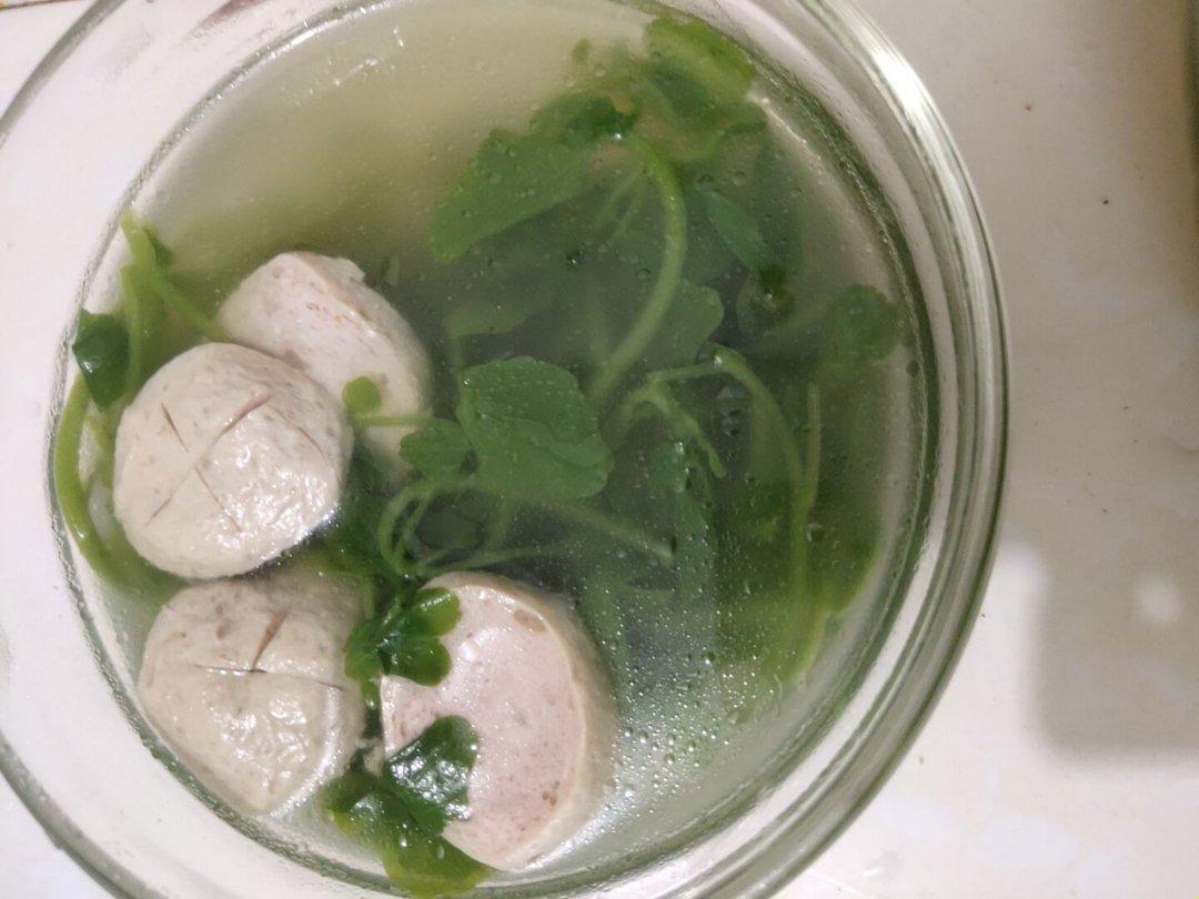 西洋菜滚肉丸汤
