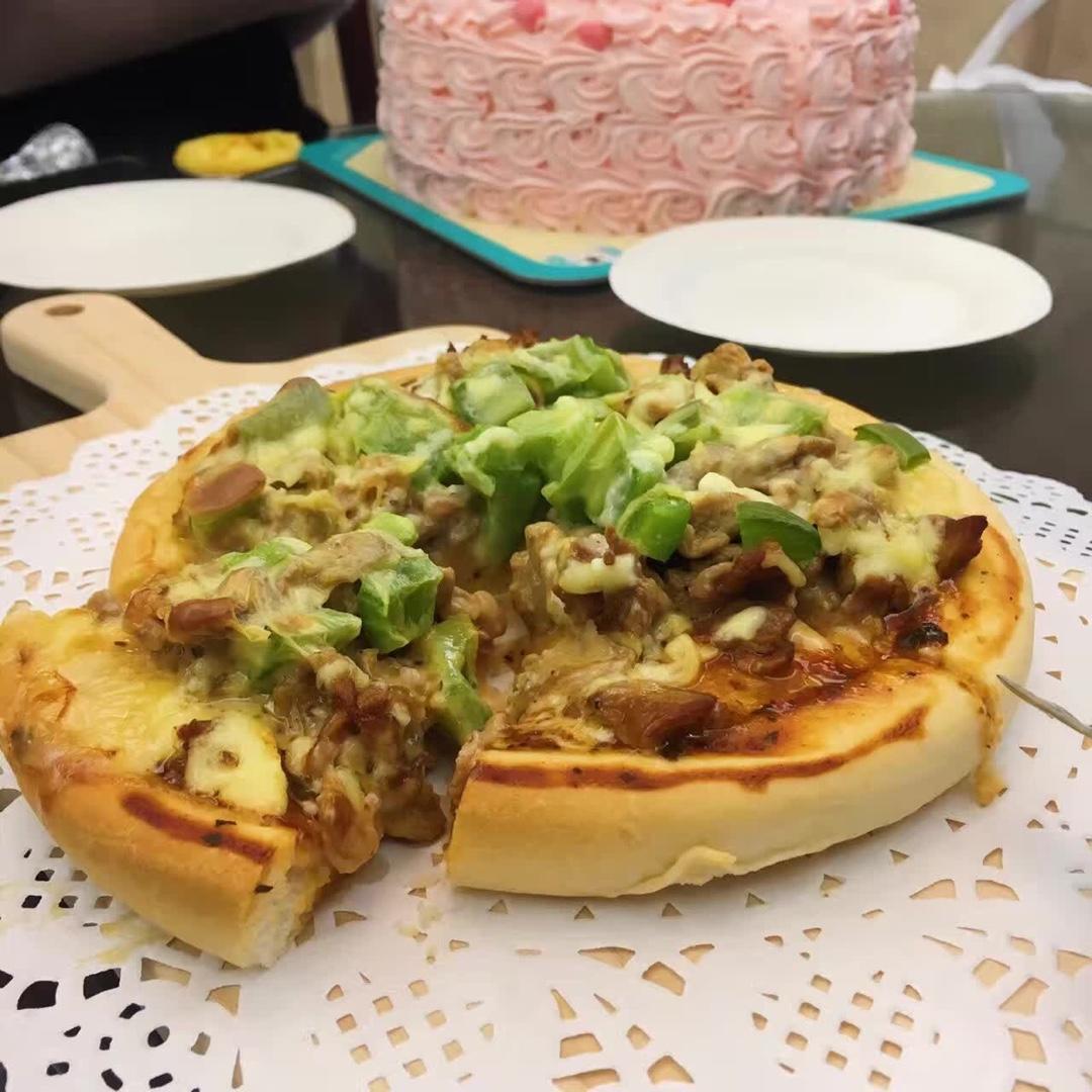 奥尔良鸡肉披萨