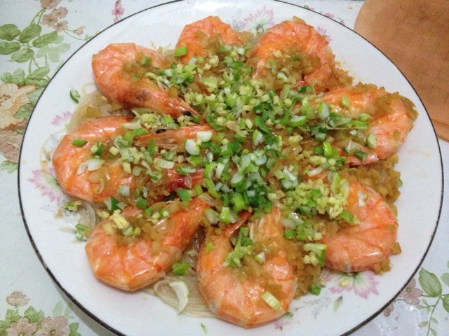 蒜蓉粉丝蒸虾