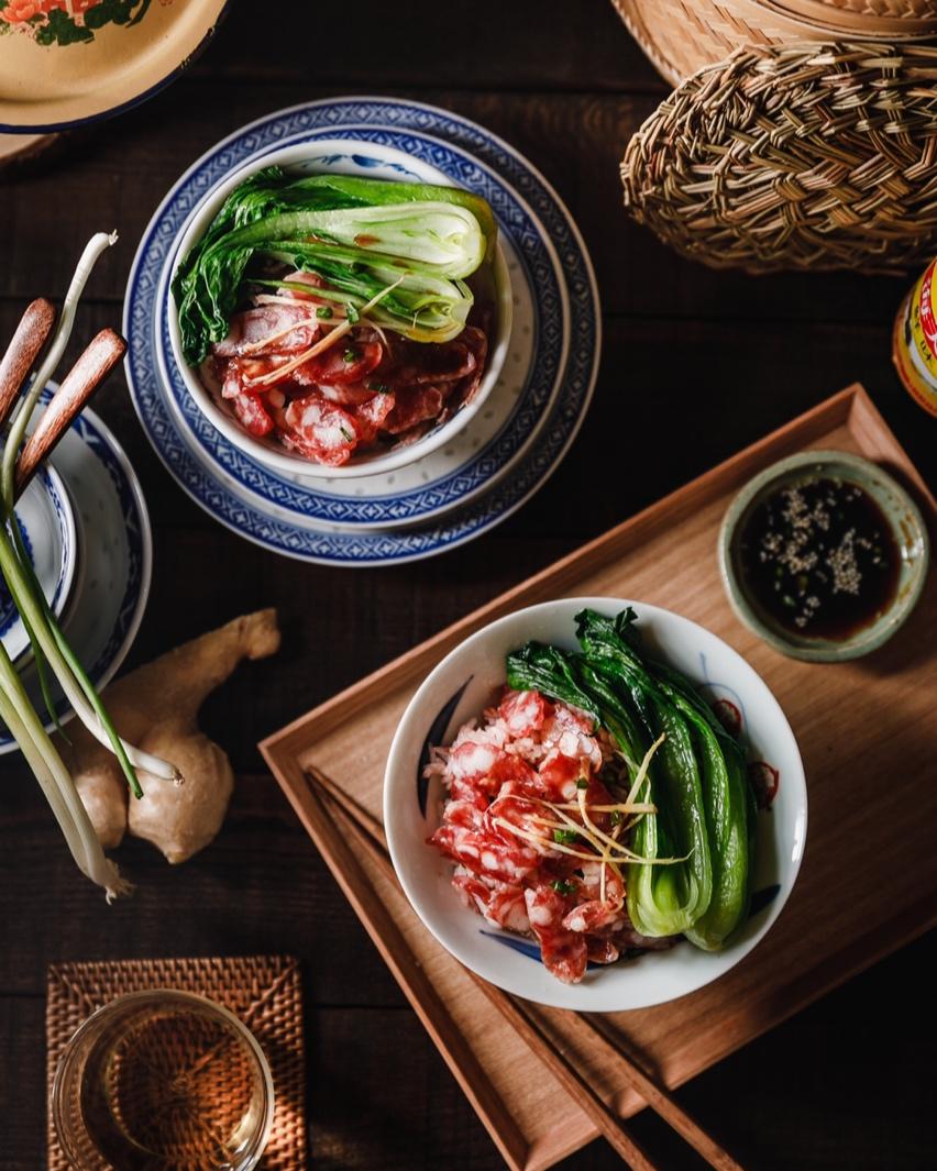 香肠煲仔红豆饭