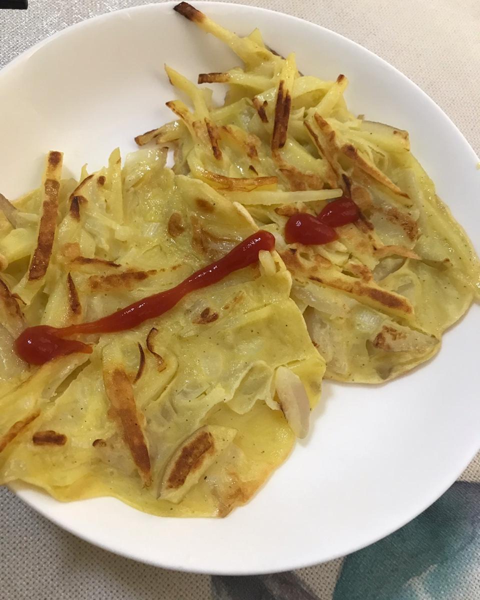 土豆洋葱煎饼