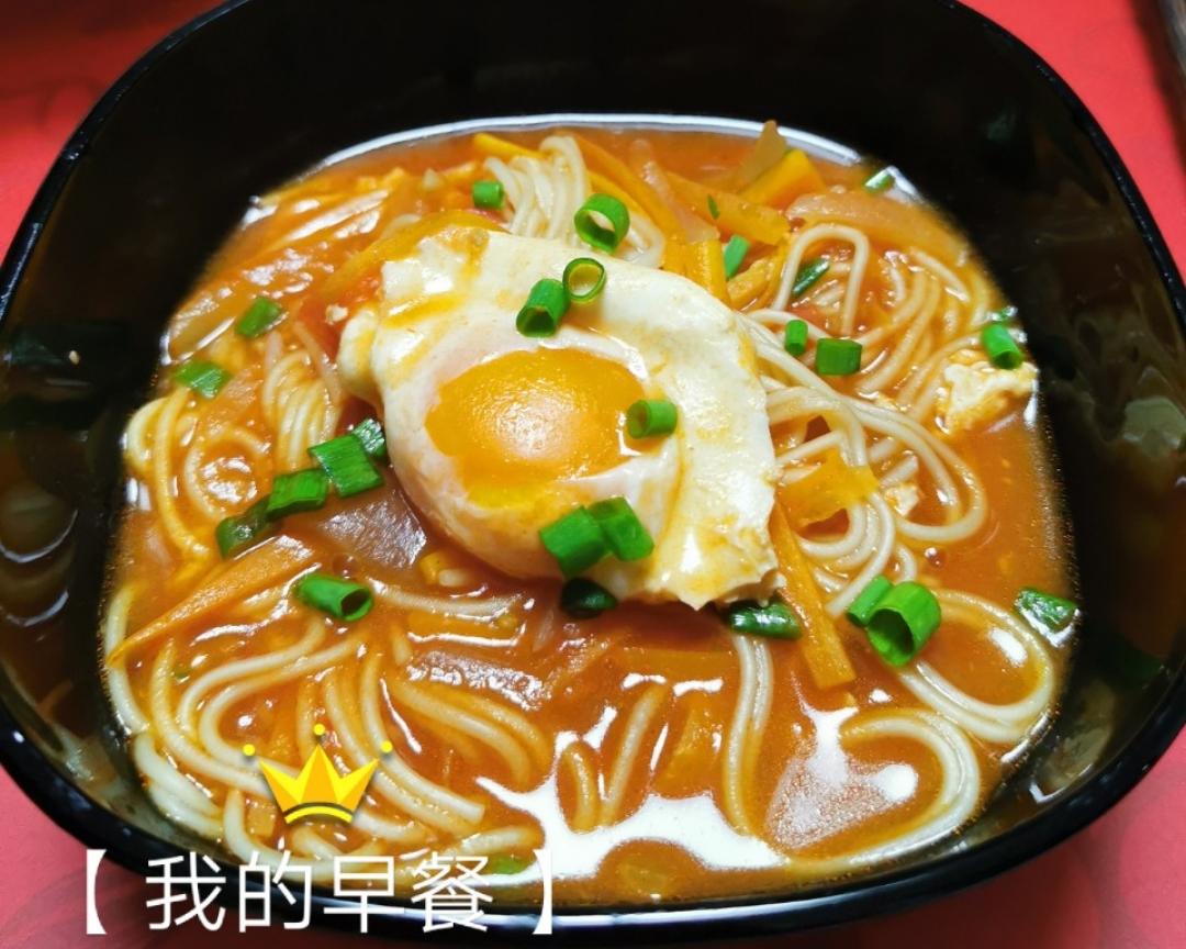 番茄鸡蛋面的做法