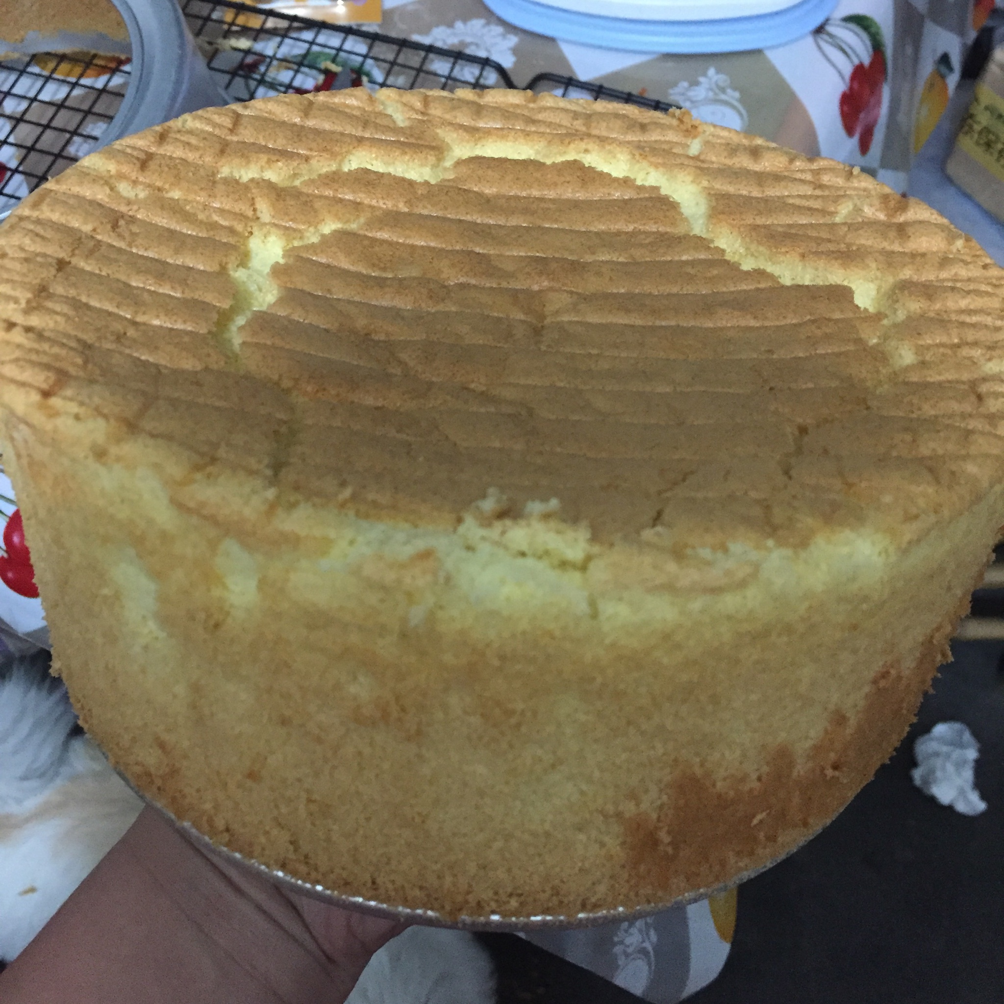 八寸戚风蛋糕