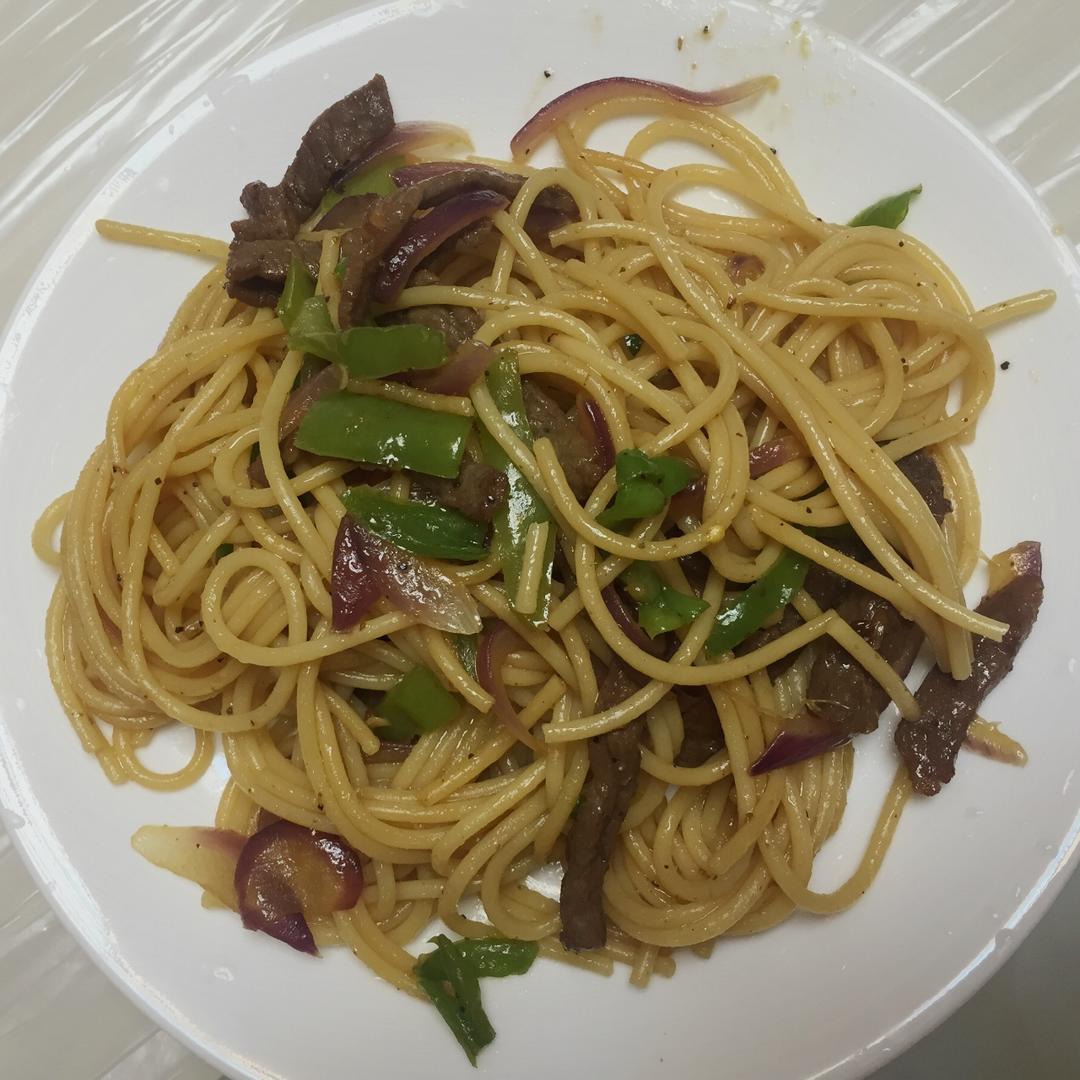 黑椒意面