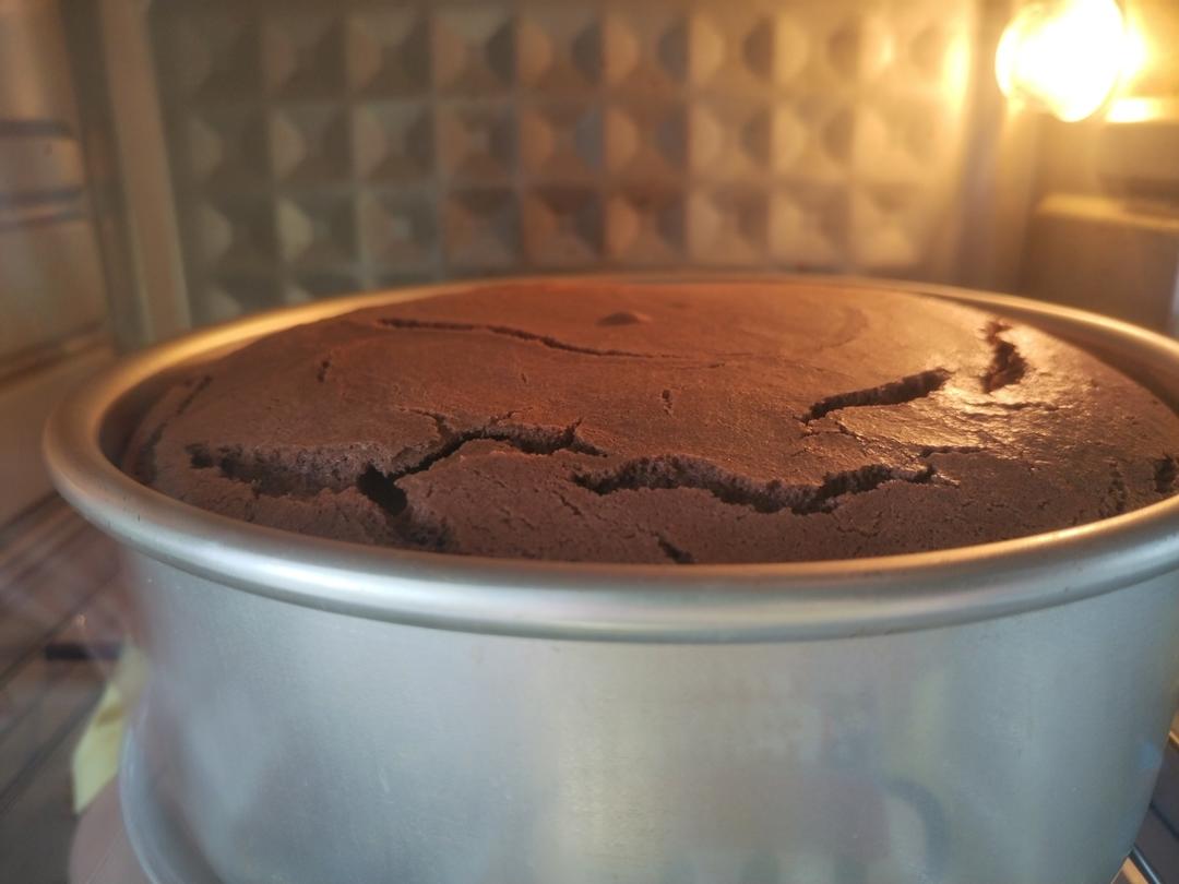 可可戚风蛋糕～8寸～百分百成功