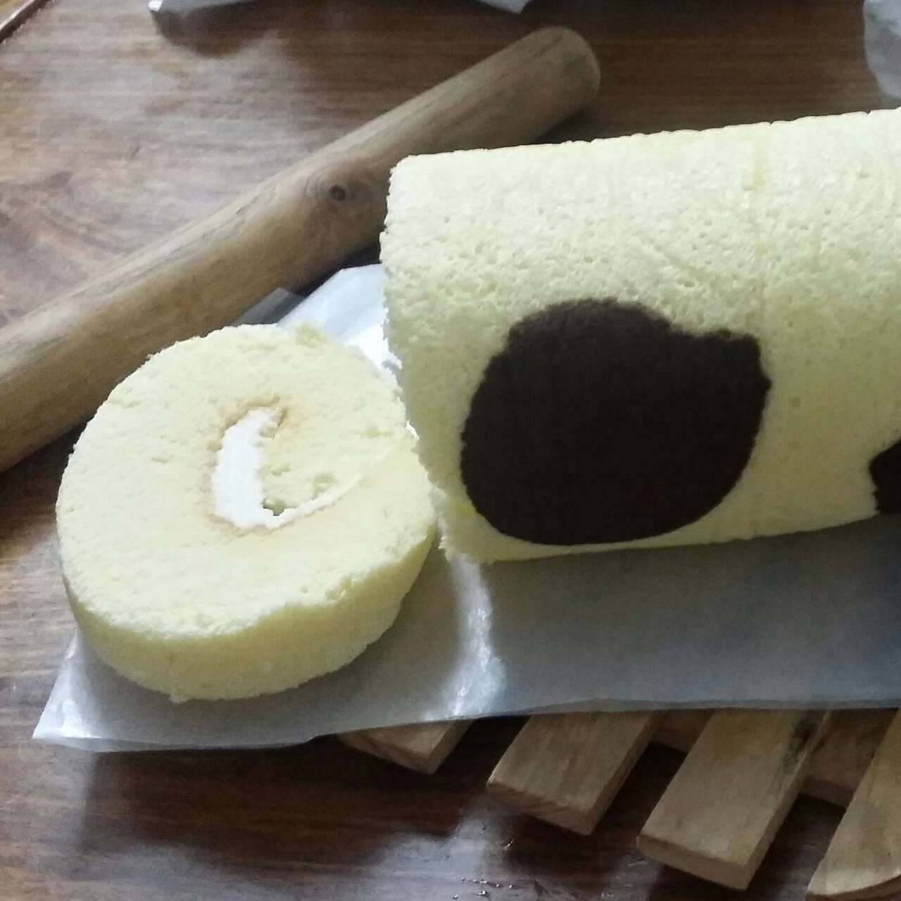 奶牛乳酪蛋卷