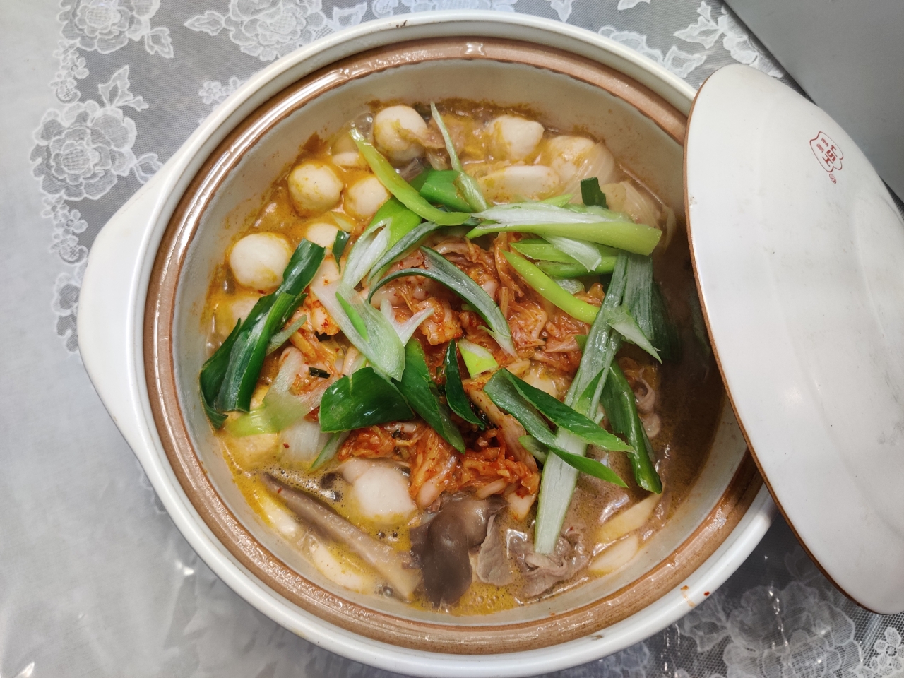 韩国泡菜年糕锅