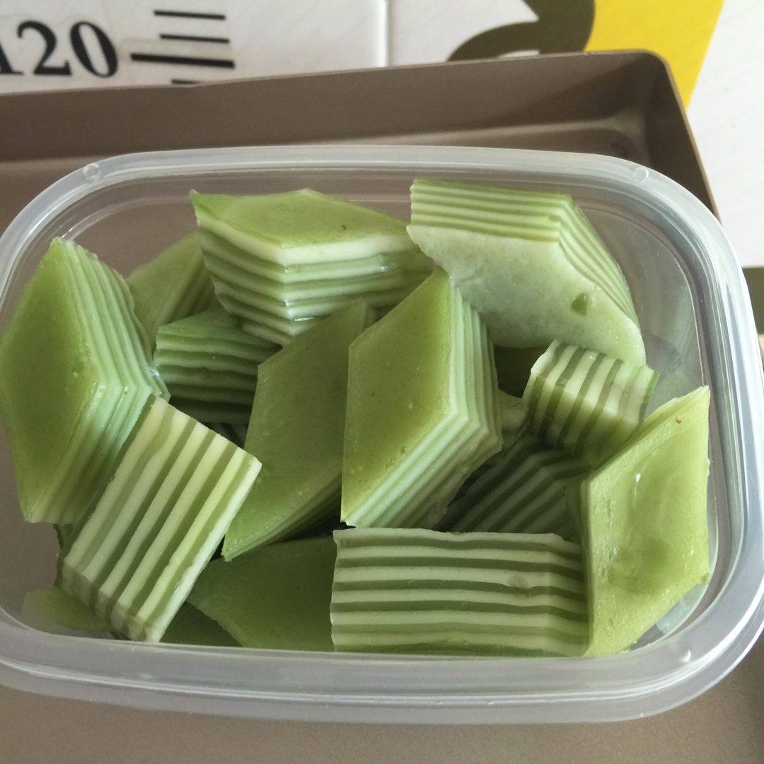 婷婷_ei65做的抹茶椰汁糕