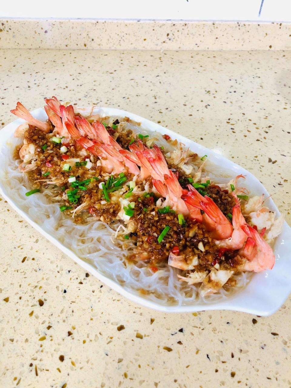 蒜蓉粉丝虾+蒜蓉粉丝扇贝‼️“蒸”的很健康