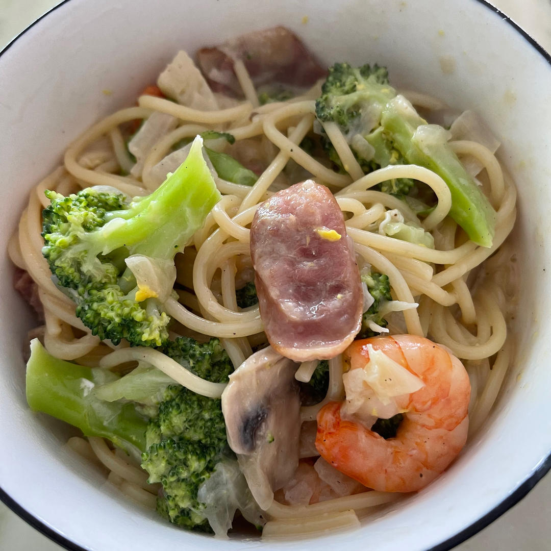 奶油培根意大利面 - Creamy Beacon Linguine