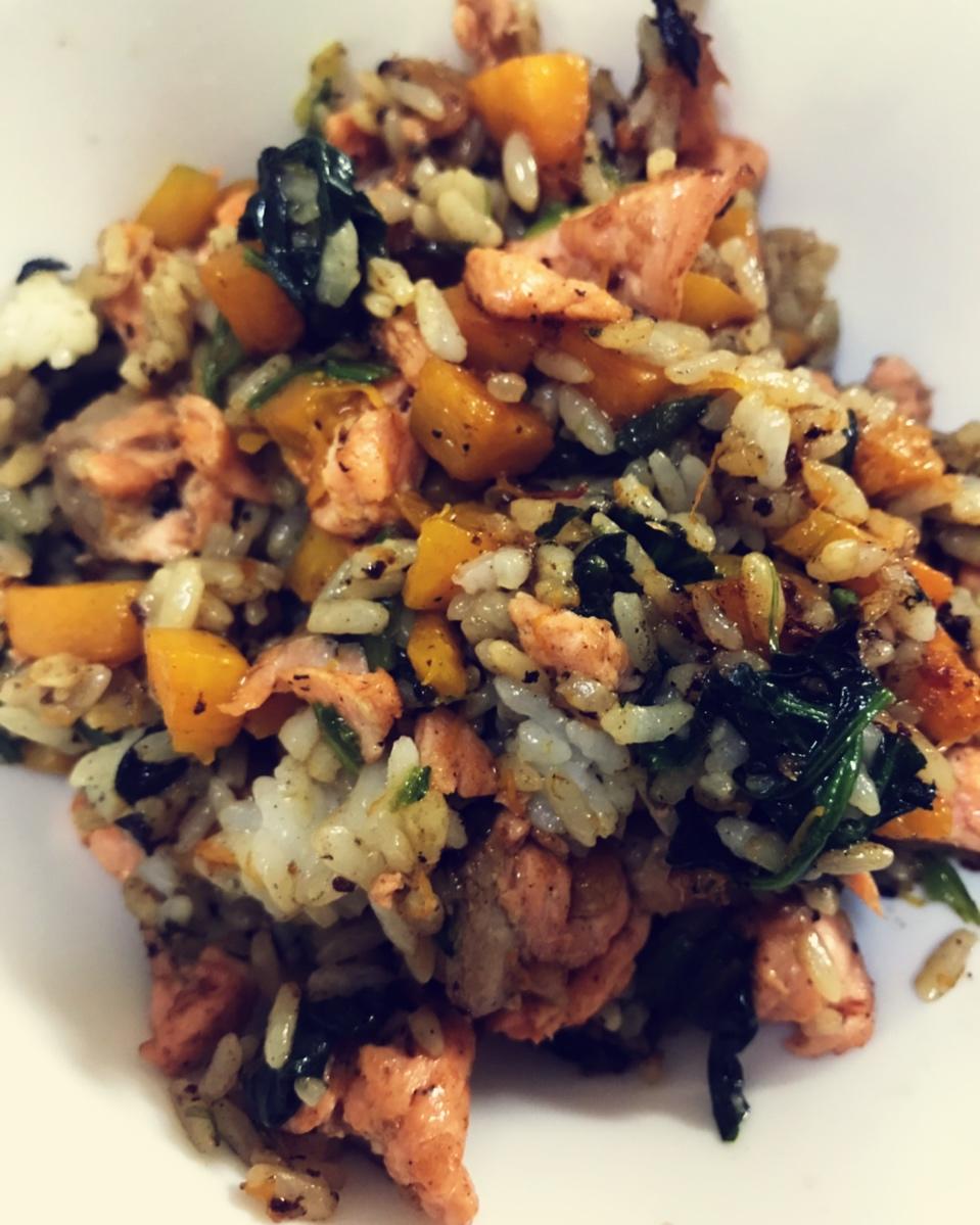 三文鱼炒饭
