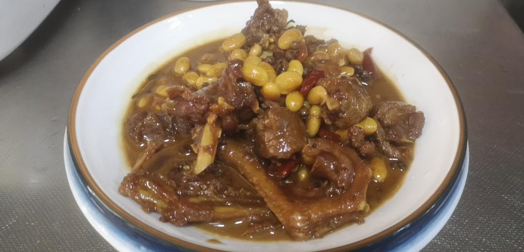 好吃到爆的咸鸭烧黄豆