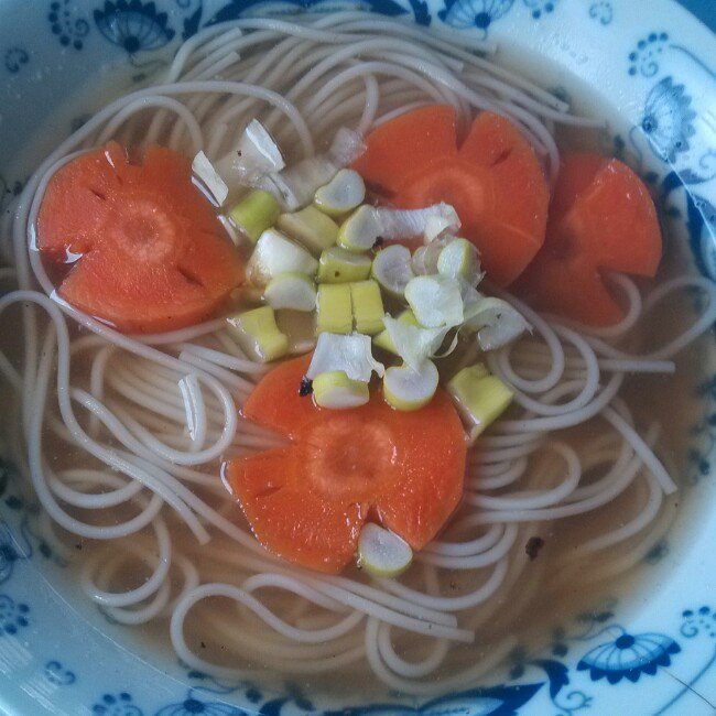 小葱麻油酱油面